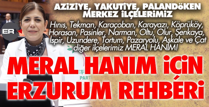 Erzurum'a Fransız vekilimize şehrimizi tanıtıyoruz... Dinle Meral Hanım!