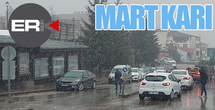 Erzurum’a kar yağışı sürprizi