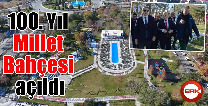 Erzurum’a yeni bir yeşil alan daha: 100. Yıl Millet Bahçesi açıldı