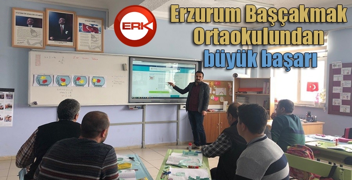 Erzurum Başçakmak Ortaokulundan büyük başarı