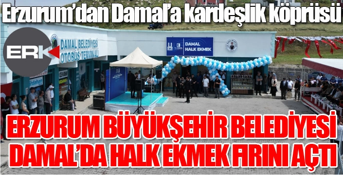 Erzurum Büyükşehir Belediyesi Ardahan’ın Damal ilçesinde Halk Ekmek Fırını açtı