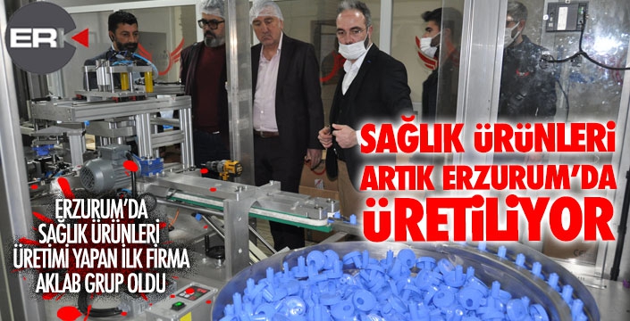 Erzurum'da bir ilk... Sağlık alanında üretim yapan ilk firma... 