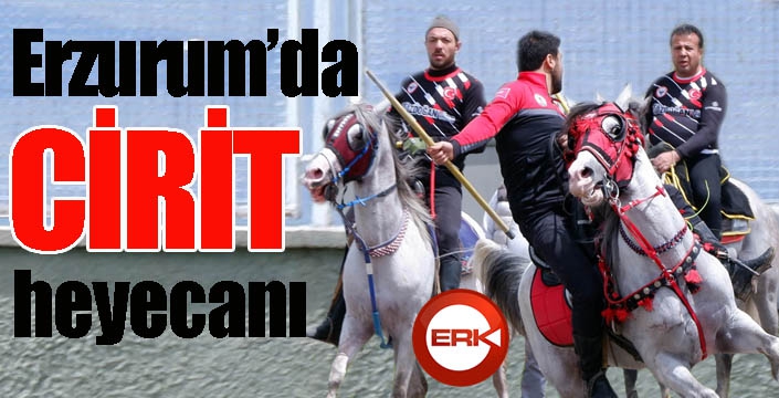 Erzurum’da cirit heyecanı