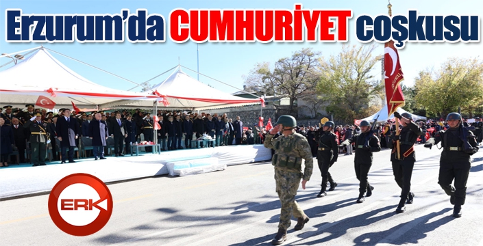 Erzurum’da Cumhuriyet coşkusu