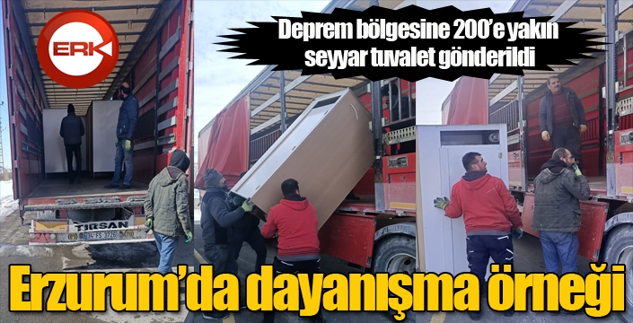 Erzurum’da dayanışma örneği