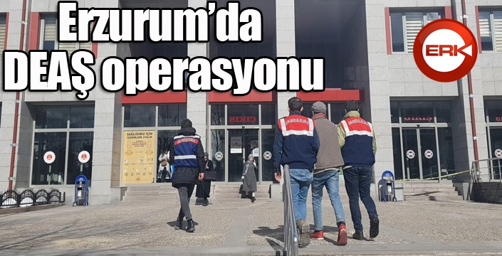 Erzurum’da DEAŞ operasyonu