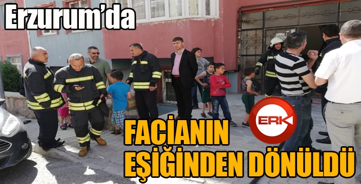 Erzurum'da facianın eşiğinden dönüldü...