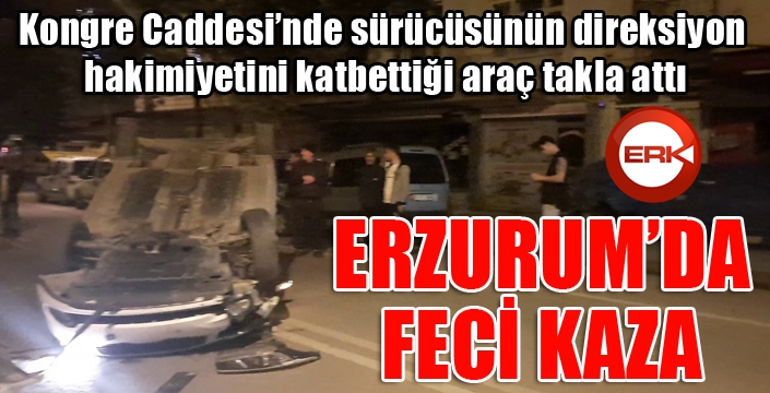 Erzurum'da feci kaza...