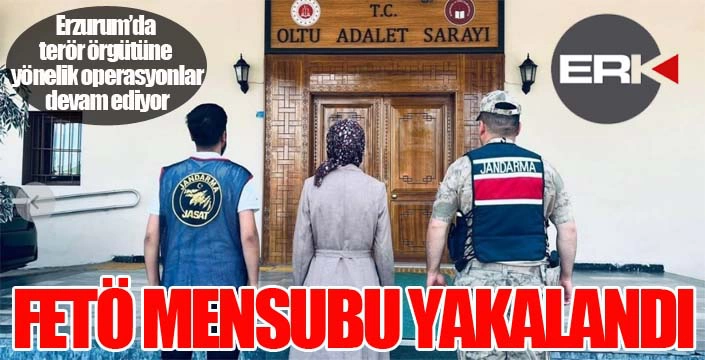 Erzurum'da FETÖ operasyonu: 1 şahıs yakalandı...