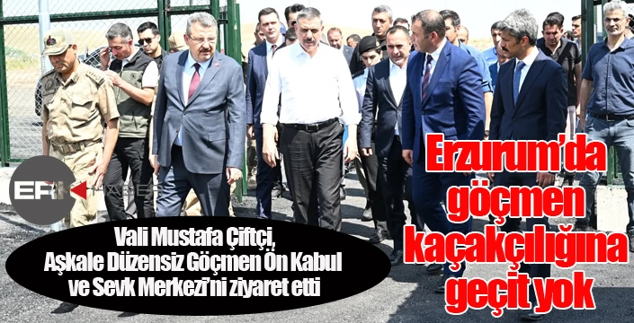 Erzurum'da göçmen kaçakçılığına geçit yok...