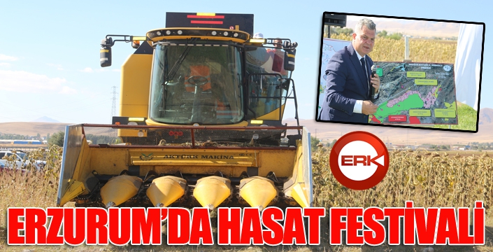 Erzurum’da hasat festivali