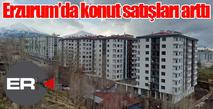 Erzurum’da konut satışları arttı