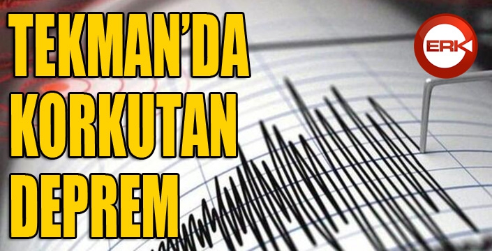 Erzurum’da korkutan deprem