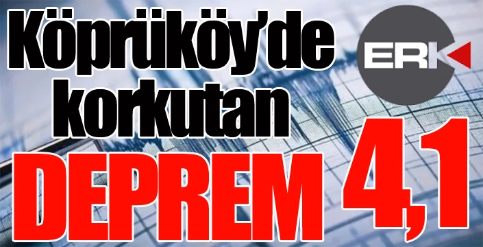 Erzurum'da korkutan deprem...