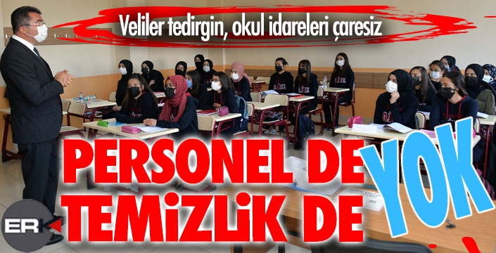 ERZURUM'DA OKULLARDAKİ PERSONEL SIKINTISI DEVAM EDİYOR