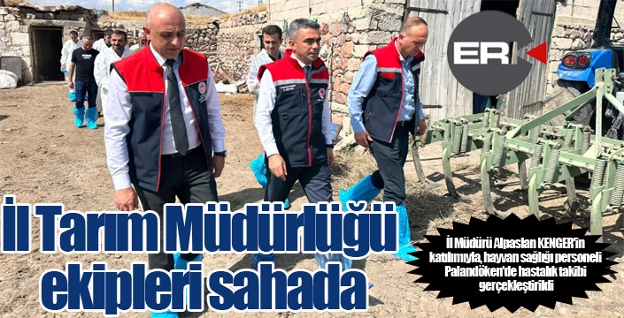 Erzurum'da ŞAP hastalığı ile mücadele sürüyor...