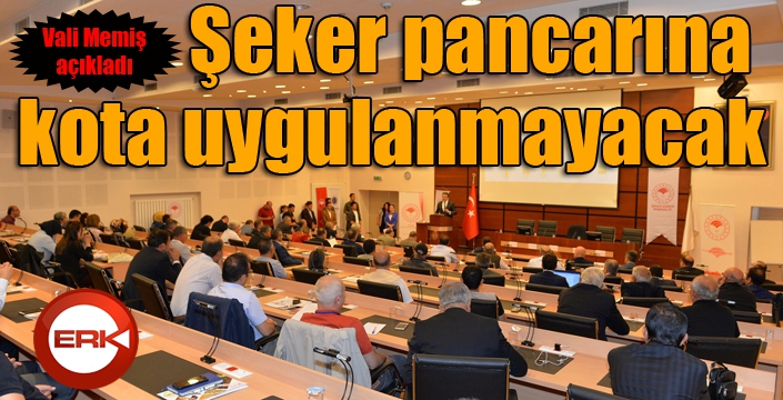 Erzurum’da ‘Şeker Pancarı Üretiminin Değerlendirilmesi Çalıştayı’ yapıldı