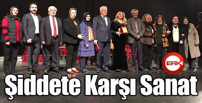 Erzurum’da “Şiddete Karşı Sanat” programı düzenlendi