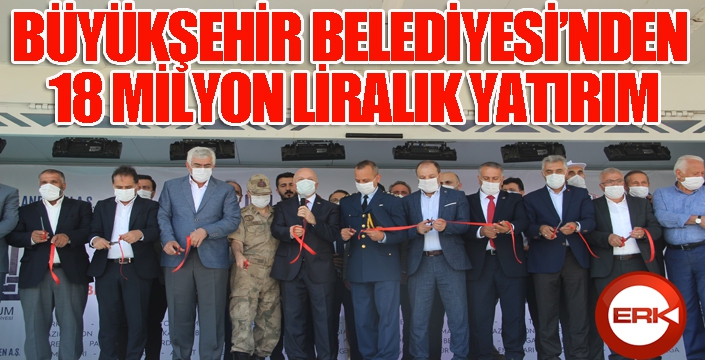 Erzurum’da18 milyon liralık yatırımın toplu açılışı yapıldı