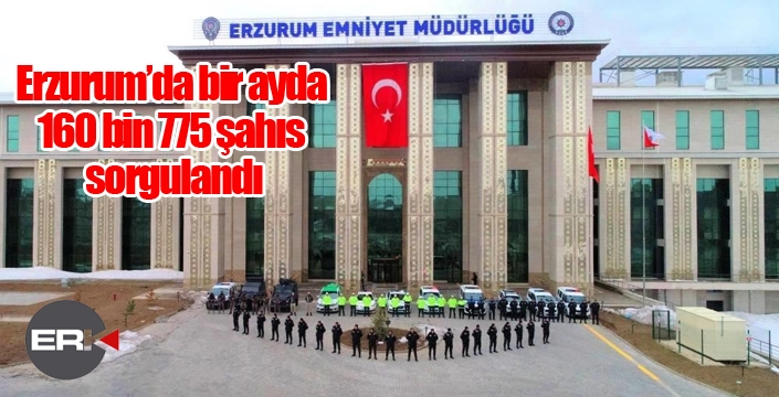 Erzurum Emniyeti Temmuz'da suçlulara göz açtırmadı