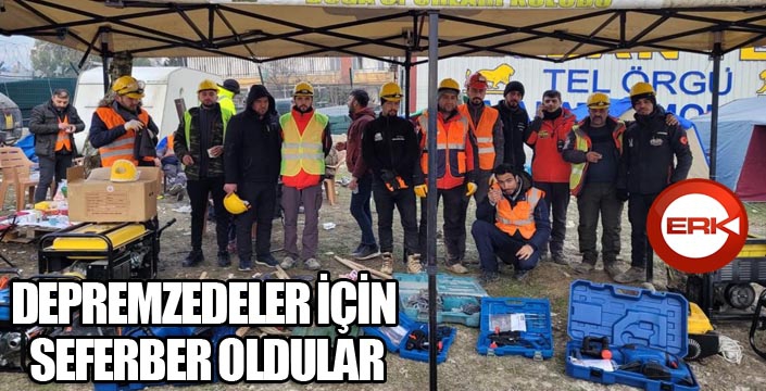 Erzurum offroad ekipleri depremzedeler için seferber oldu