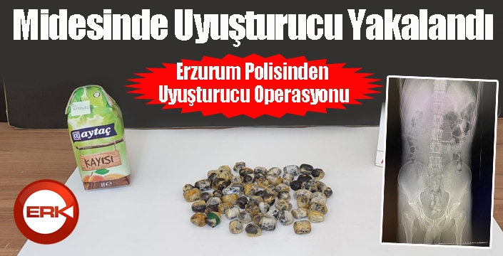 Erzurum Polisinden Uyuşturucu Operasyonu