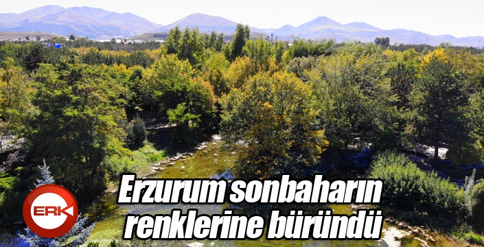 Erzurum sonbaharın renklerine büründü