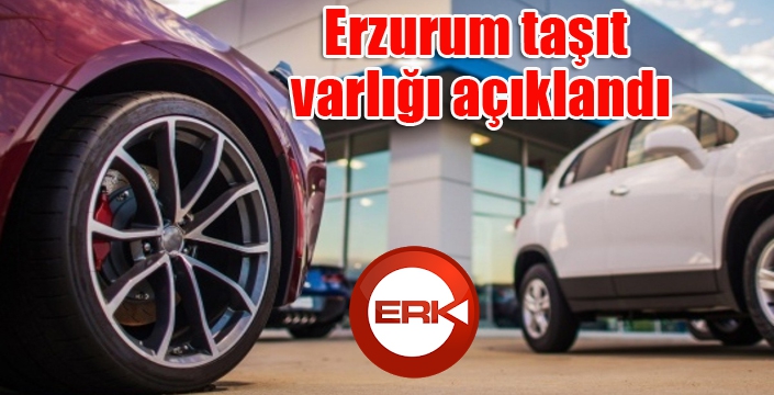 Erzurum taşıt varlığı açıklandı