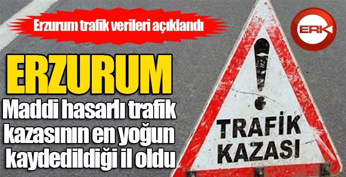 Erzurum trafik verileri açıklandı