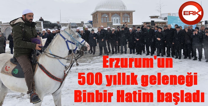 Erzurum'un 500 yıllık geleneği Binbir Hatim başladı