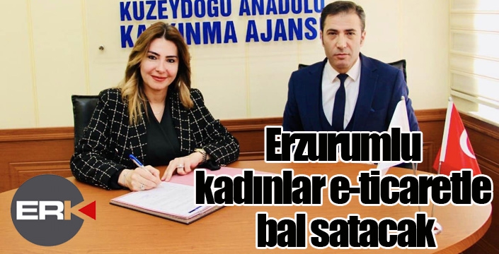 Erzurumlu kadınlar e-ticaretle bal satacak