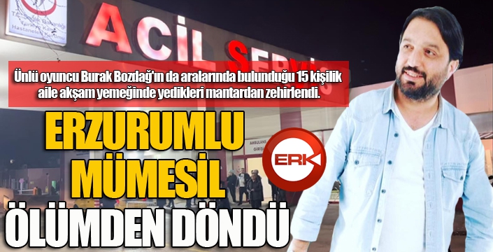 Erzurumlu Mümessil ölümden döndü...