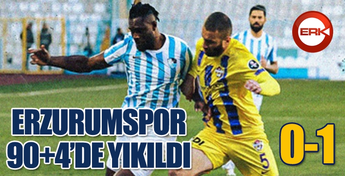 Erzurumspor 90+4'de yıkıldı...