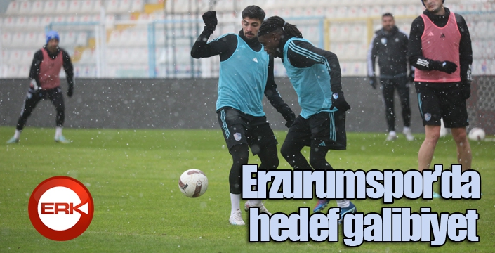 Erzurumspor'da hedef galibiyet