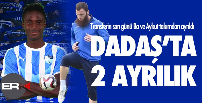 Erzurumspor'da iki ayrılık