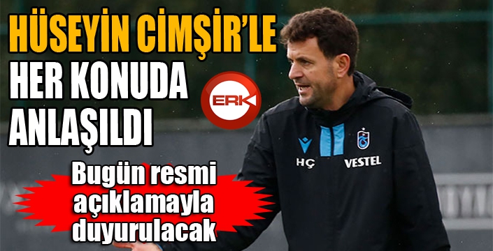 Erzurumspor Hüseyin Cimşir'le anlaştı...