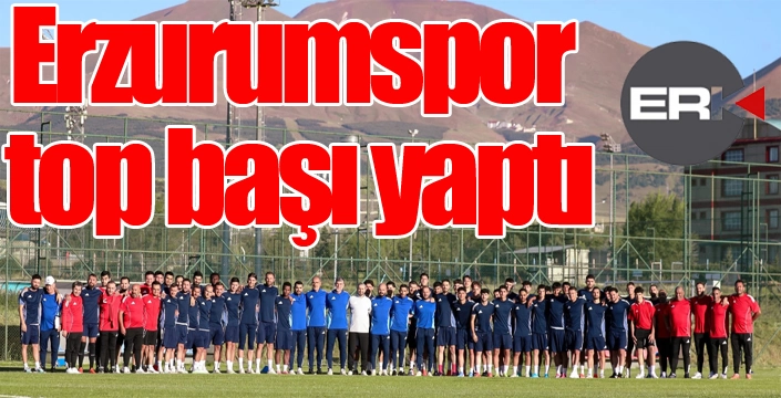 Erzurumspor top başı yaptı...