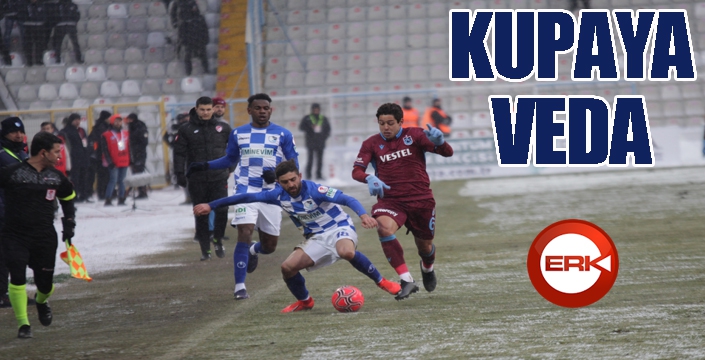 Erzurumspor Türkiye Kupası'na veda etti...