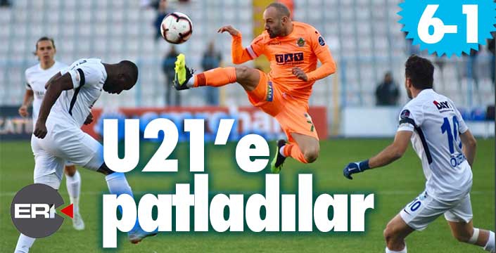 Erzurumspor, U21'e patladı: 6-1