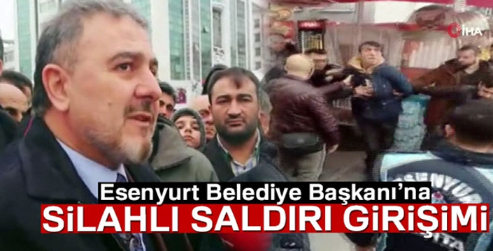 Esenyurt Belediye Başkanı Ali Murat Alatepe'ye silahlı saldırı girişimi