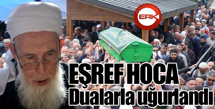 Eşref Hocaefendi dualarla uğurlandı