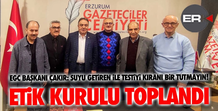 Etik Kurulu ilk toplantısını yaptı