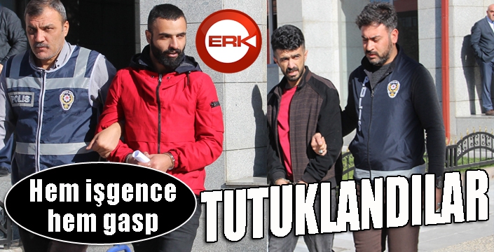 Eve kilitleyip işkence yaptıktan sonra bacağından vurup gasp ettiler