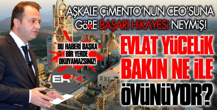 Evlat Yücelik bakın neyle övünüyor!!!