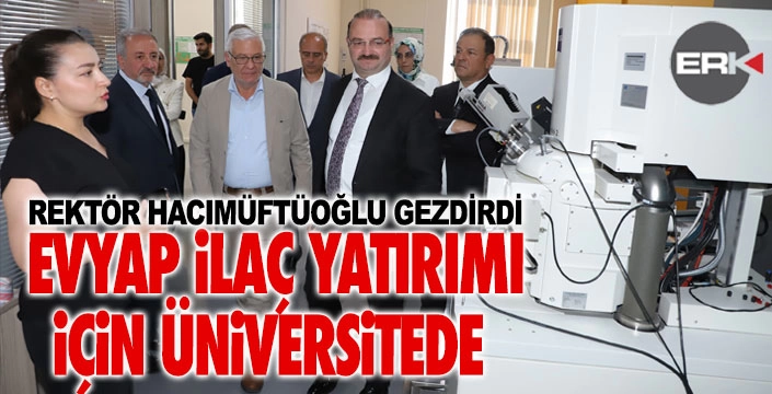 EVYAP heyeti Atatürk Üniversitesi'nde...