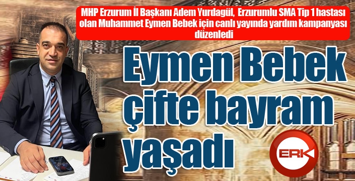 Eymen çifte bayram yaşadı