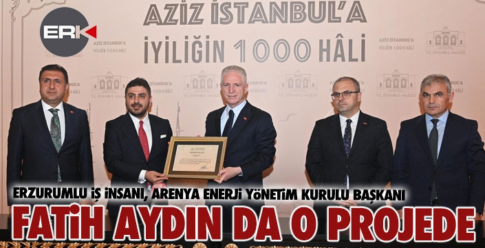 Fatih Aydın da o projede... 