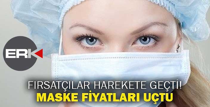 Fırsatçılar devrede... Maske fiyatları arttı