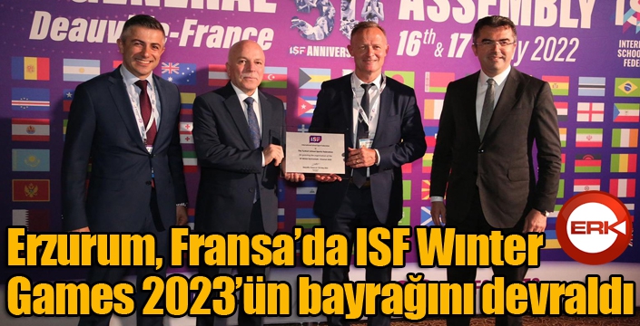 Fransa’da ISF Wınter Games 2023’ün bayrağı devralındı
