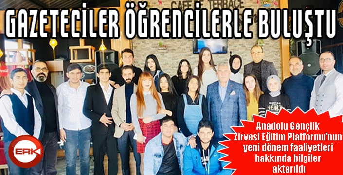 Gazeteciler öğrencilerle buluştu